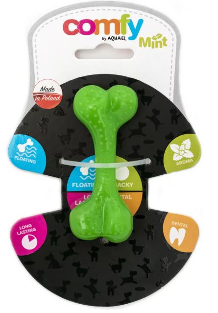 Comfy Toy Dental Bone Mint, green