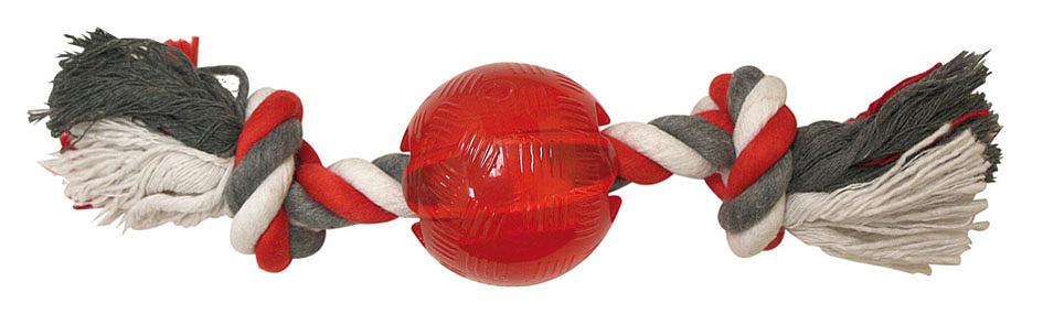 Swisspet Hundespielzeug Strong ball mit Seil