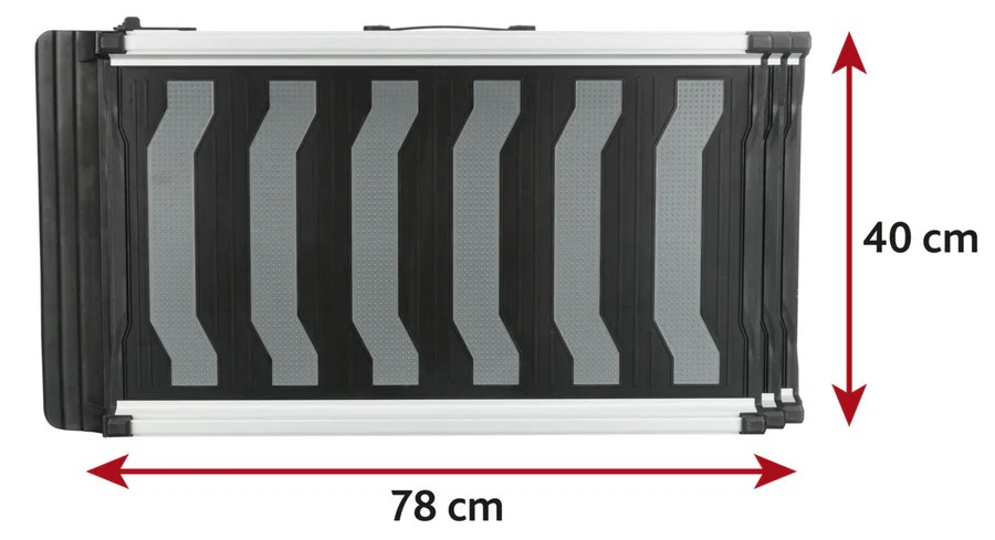 Trixie Teleskop-Rampe 3-fach verstellbar, 40x78-175cm bis zu 90kg