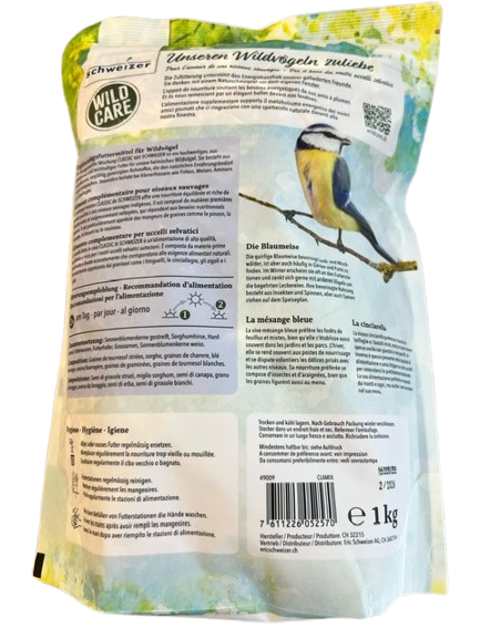 Schweizer Wildvogelmischung CLASSIC 1kg