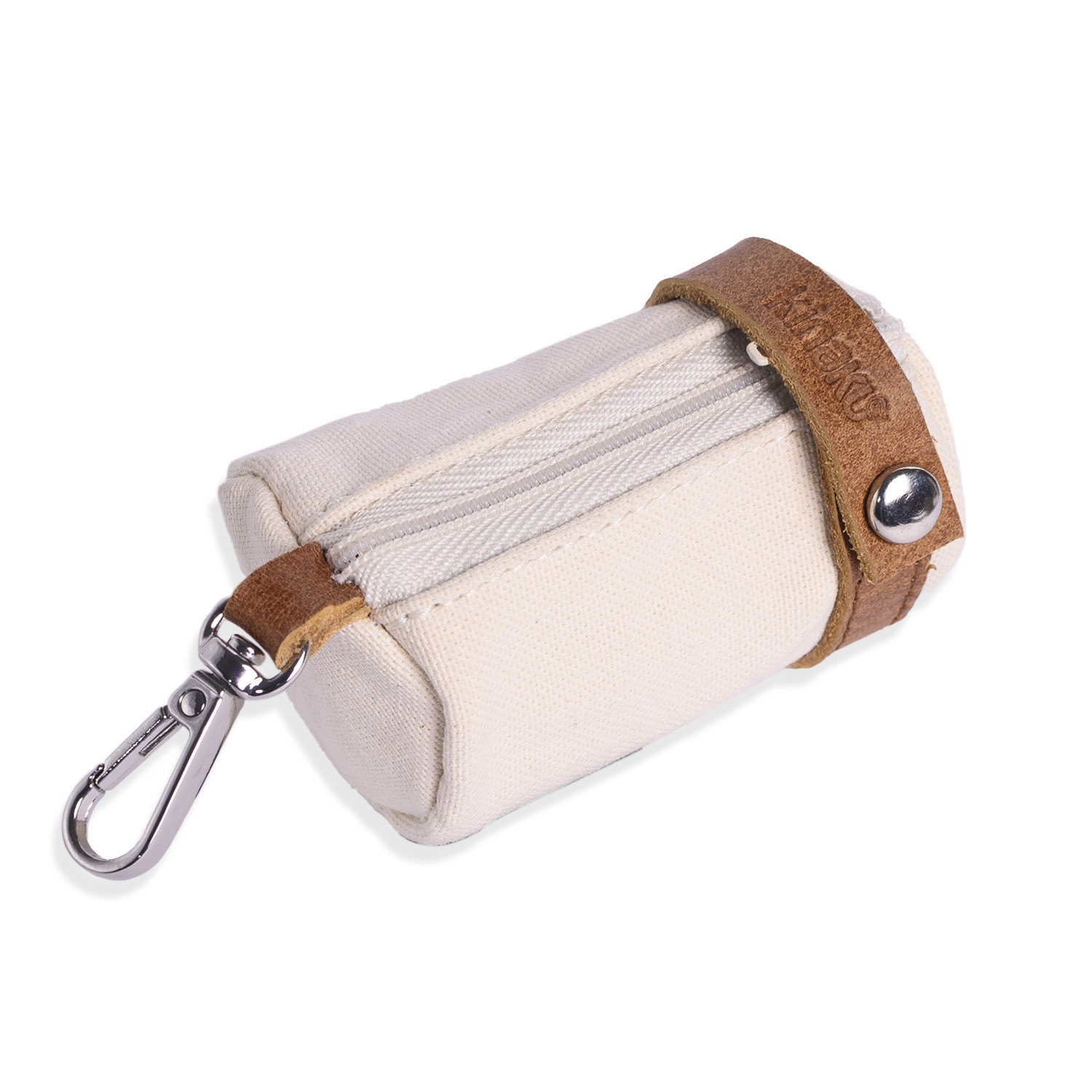 Kinakú Poop Bag Dispenser, Magnolia, Natur, 25g, 5x8cm