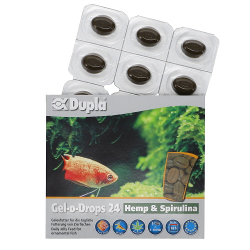 Dupla Fischfutter Gel-o-Drops 24h Hemp + Spirulina