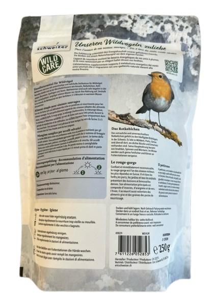 Schweizer Wildvogel Mehlwürmer 250g