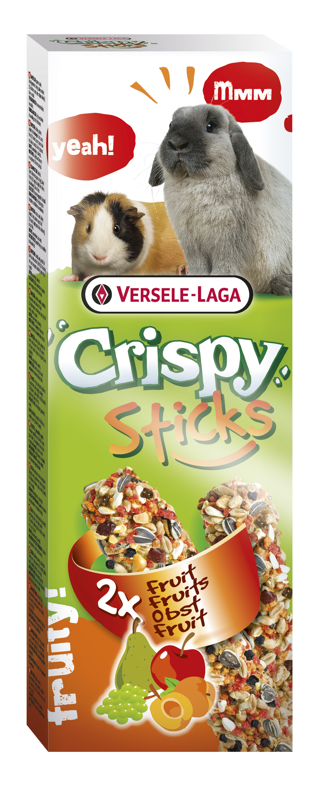 Versele-Laga Kaninchen & Meerschweinchen Crispy Sticks, Früchte 110g