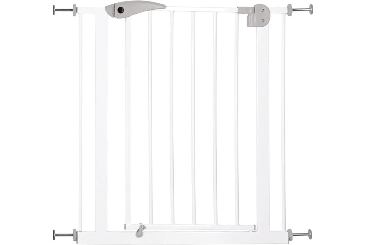 Trixie Hundeabsperrgitter, Metall, 75-85x76cm, weiss