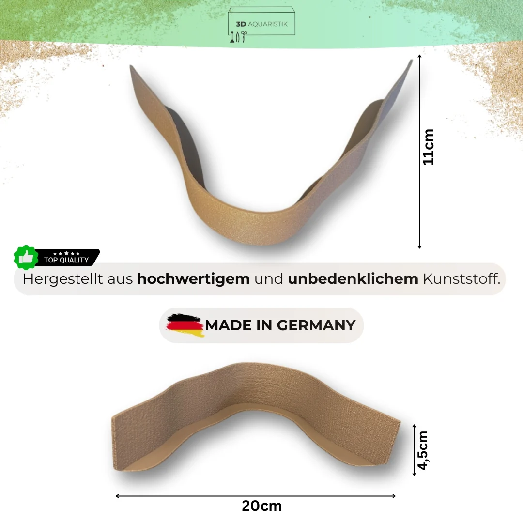 3D Terrasse-Bodengrund Abtrennung/Erhöhung Beige