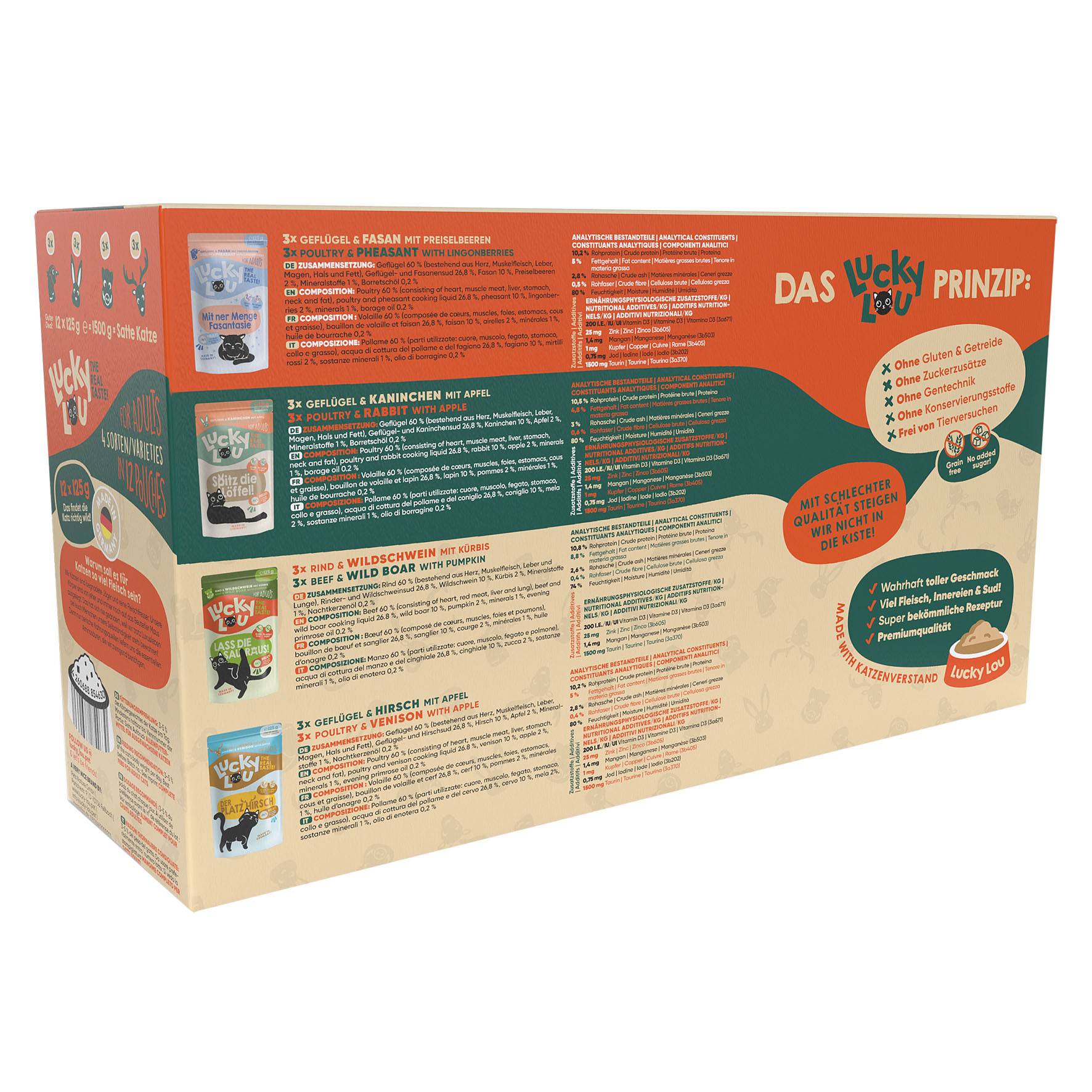 Lucky Lou Adult Wild Mix-Box 12x125g