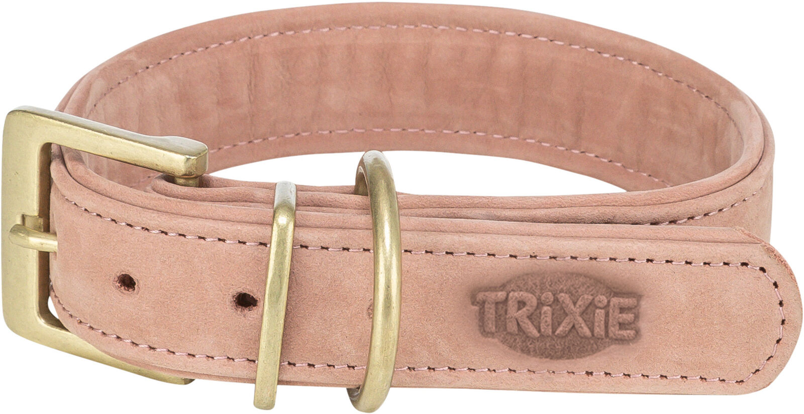 Trixie Pure Halsband, Leder, Rosa, XS-S, 27-34cm / 25mm