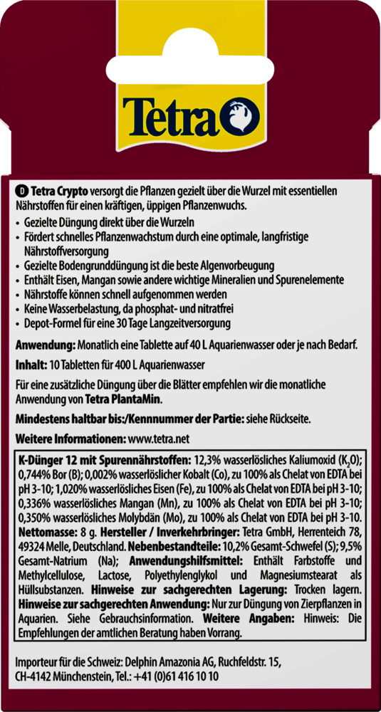 Crypto Dünger 10 Tabletten