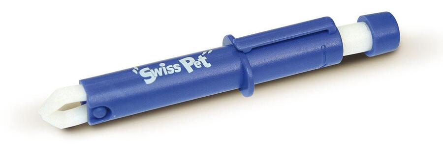 Swisspet Zuckerzange Kunststoff blau 10cm
