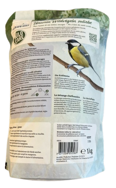 Schweizer Wildvogelmischung TERRACE 1kg