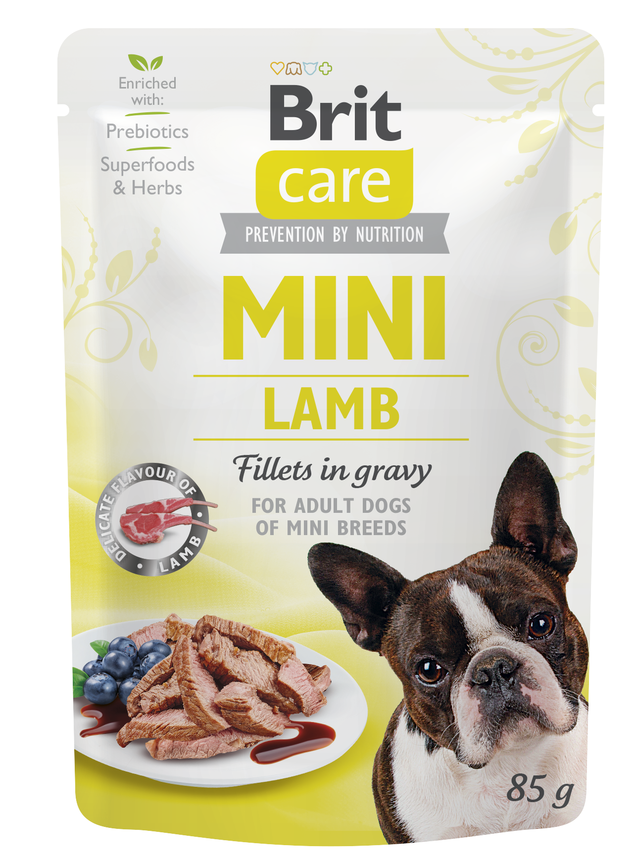 Brit Care Dog Adult Mini Lamm Fillets in gravy, 85g