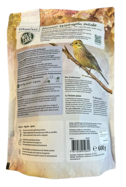 Schweizer Wildvogelmischung DELICATESS 600g