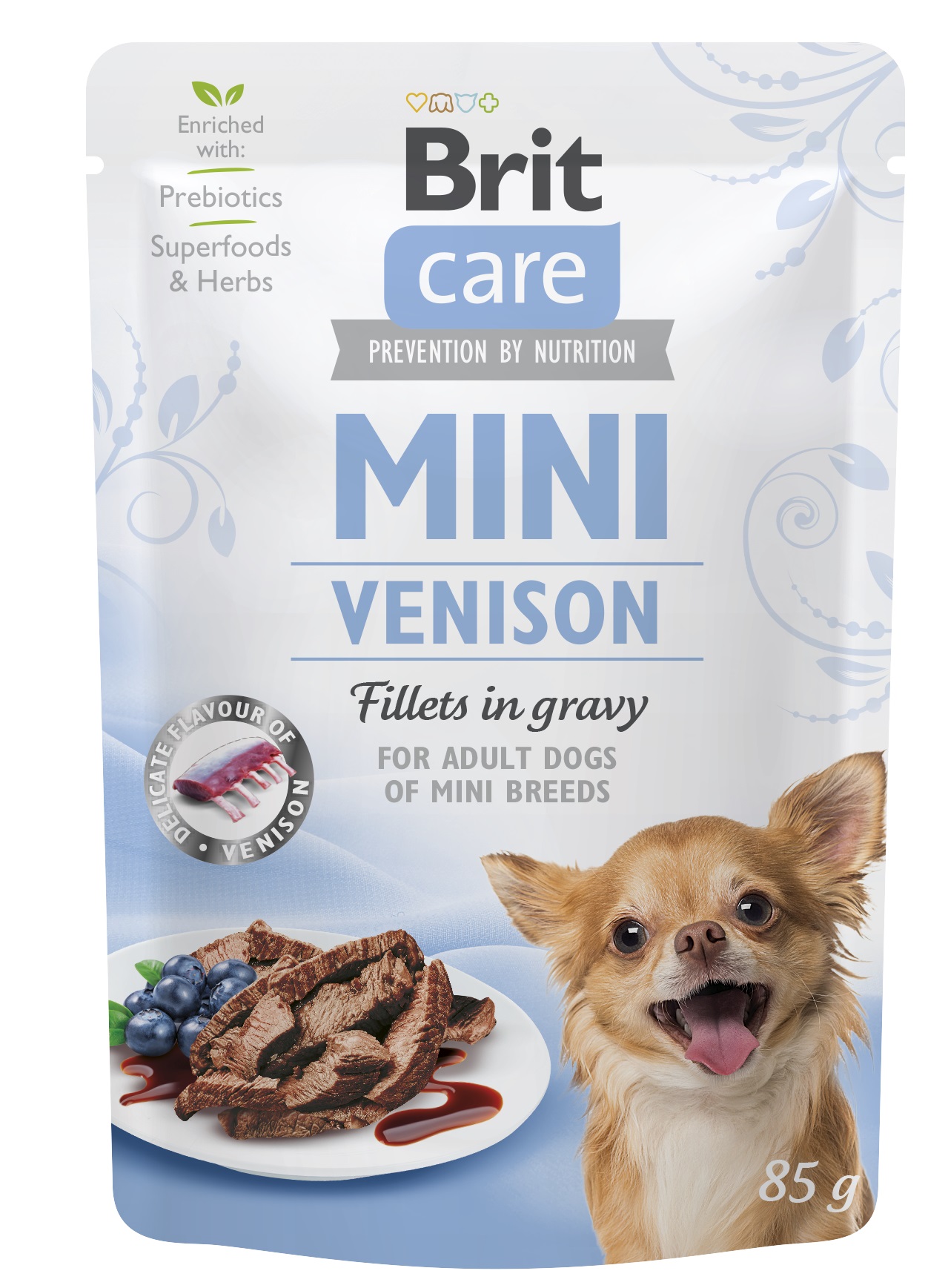 Brit Care Dog Puppy Mini Wild Fillets in gravy, 85g