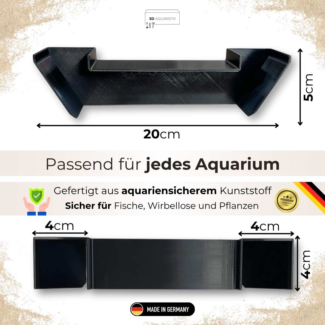 3D Aquatunnel - Unterirdische Höhle - Schwarz
