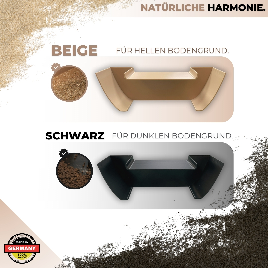 3D Aquatunnel XL - Unterirdische Höhle - Beige