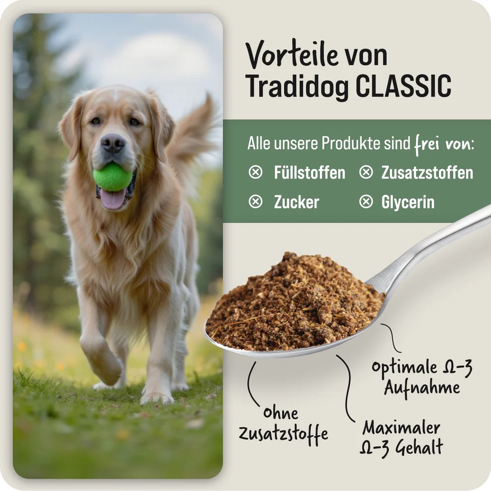 Tradidog Classic Box, Nahrungsergänzung für Hunde 2x350g