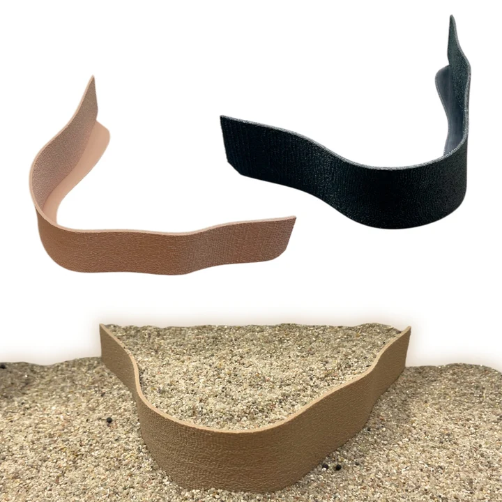 3D Terrasse-Bodengrund Abtrennung/Erhöhung Beige