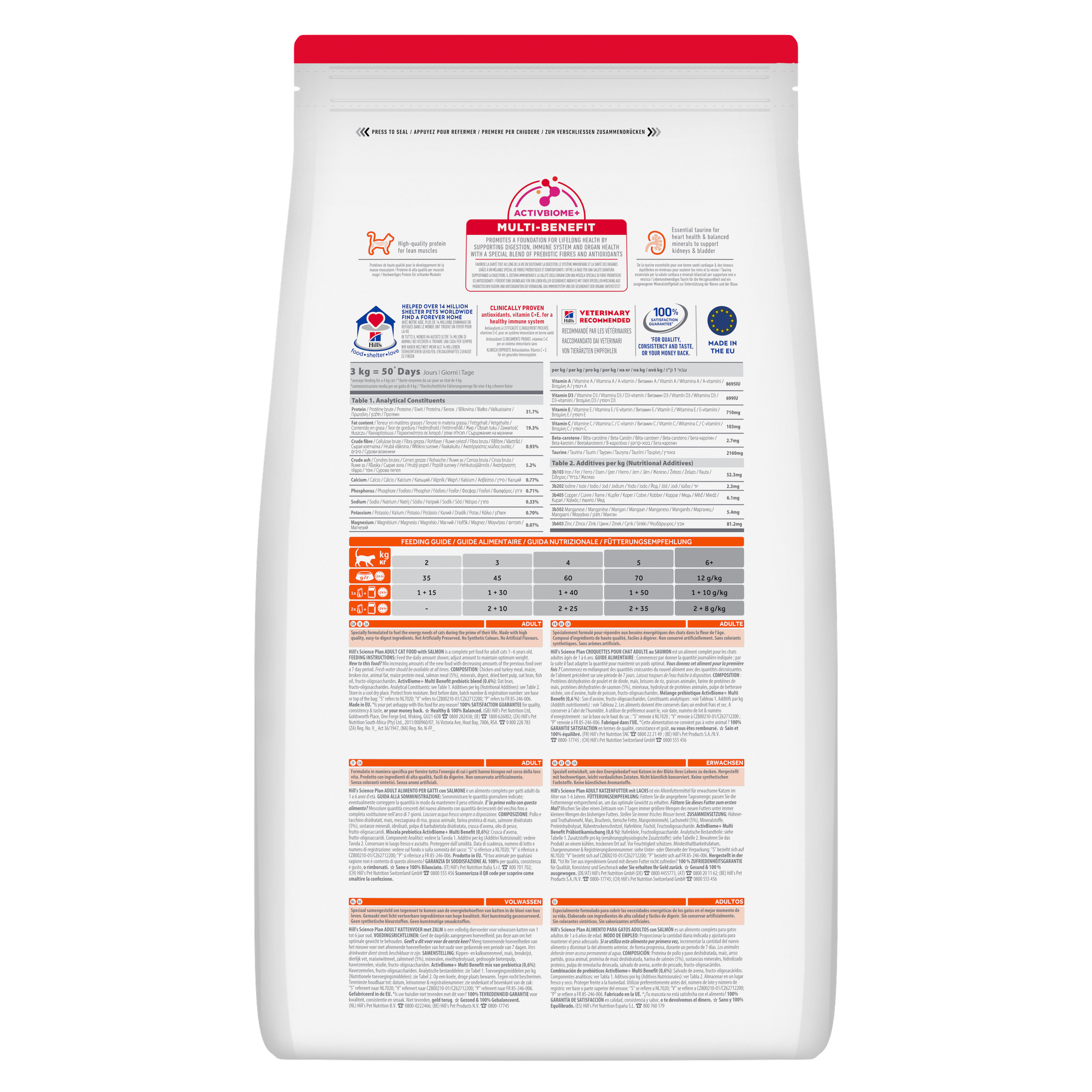 Hill's Feline Adult Lachs 1.5kg
