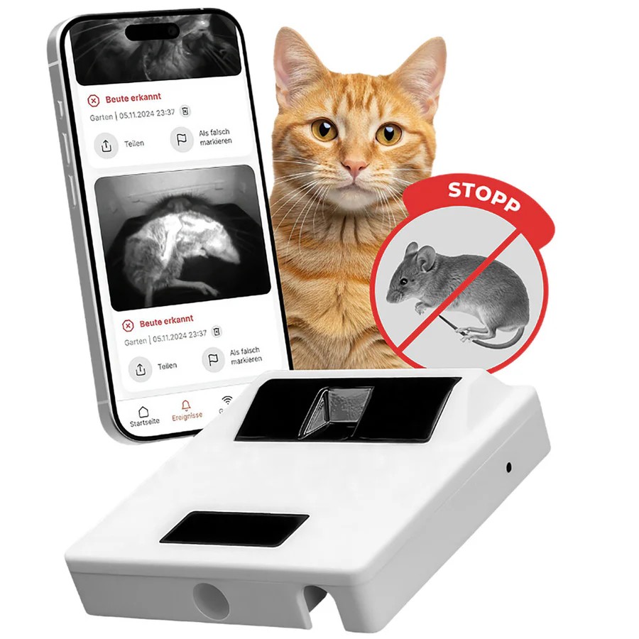 Zero Mouse 2.0 Smarter Beute-Stopper für bestehende Katzenklappen
