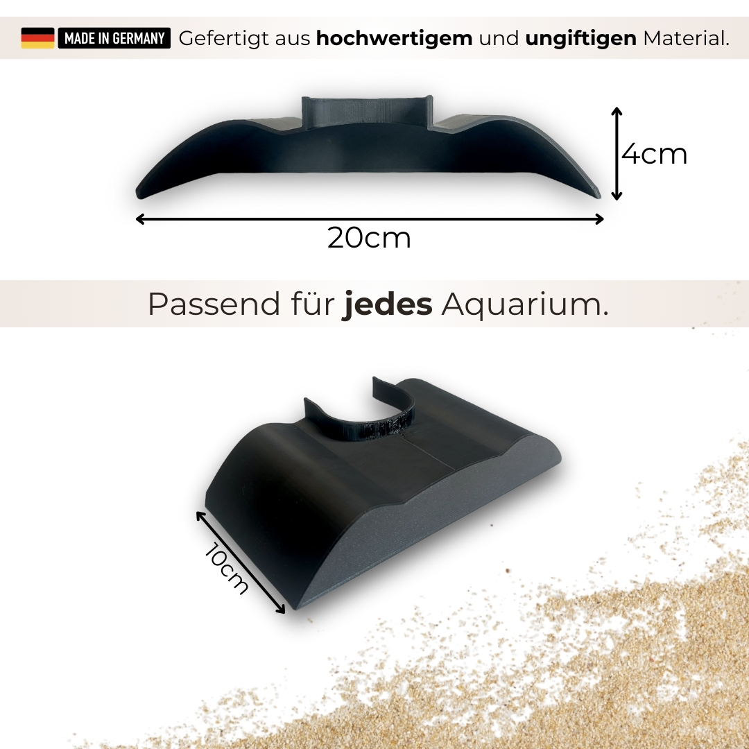 3D Aquatunnel Natural - Unterirdische Höhle - Schwarz