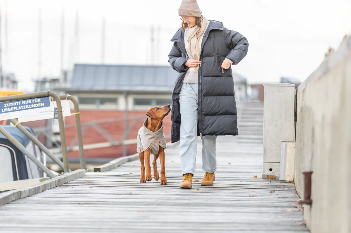 Trixie BE NORDIC, Regenmantel Husum, Sand, XS, 30cm