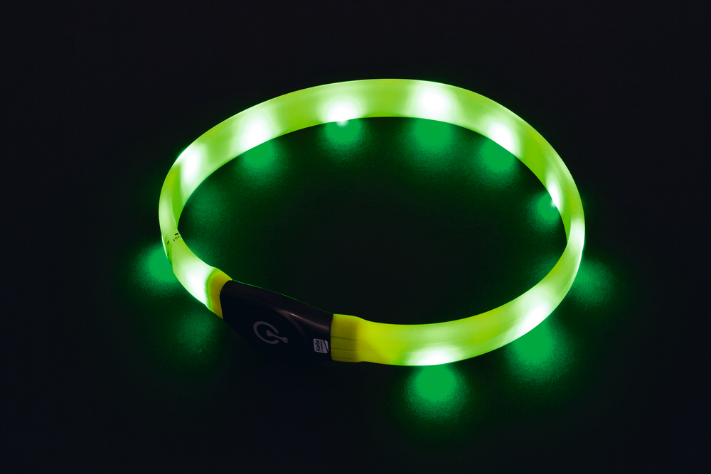 Karlie Visio Light LED Halsband für Langhaar-Hunde