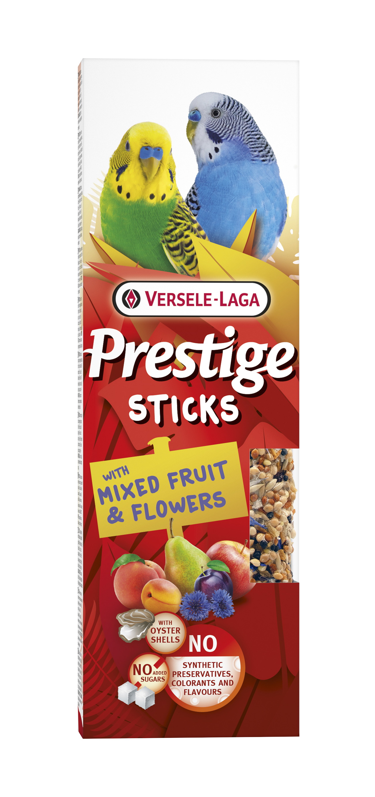 Versele-Laga Kleinsittich Prestige Sticks, Früchte & Blüten 60g