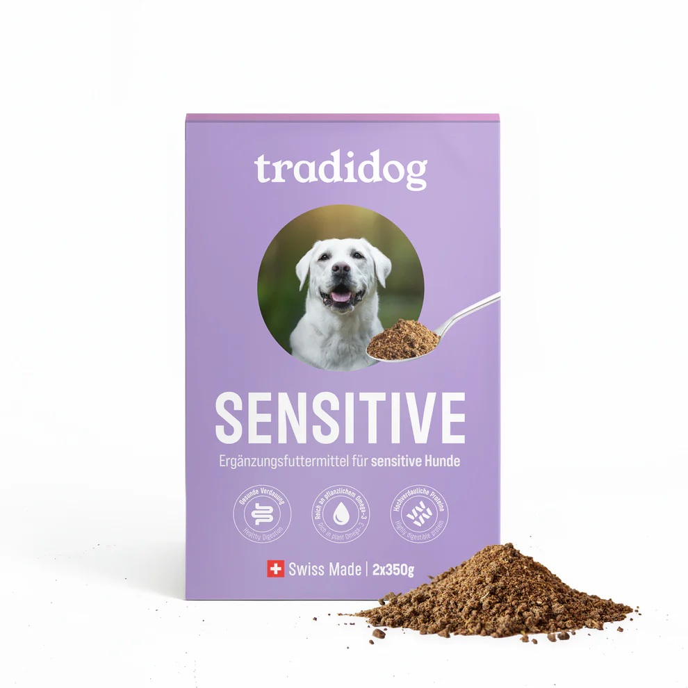 Tradidog Sensitive Box, Nahrungsergänzung für Hunde 2x350g