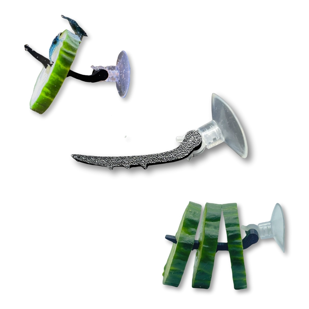 3D Futterhaken mit Saugnapf