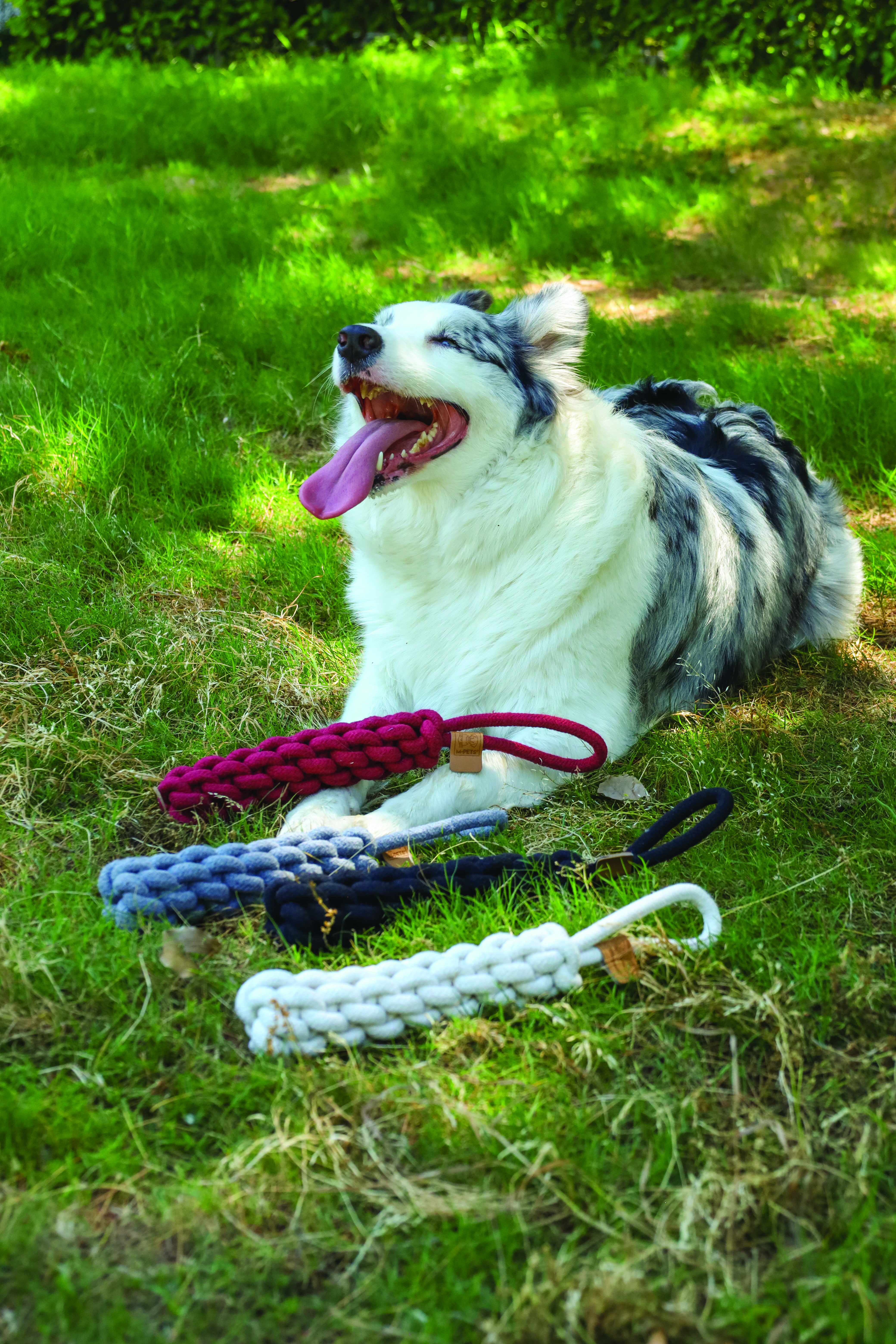 M-Pets Natur Baumwolle Spielzeug Knotenstick, 34cm