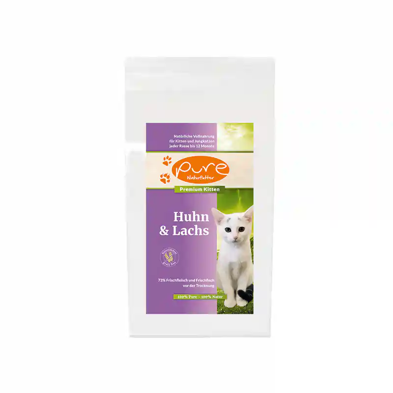 PURE Premium Kitten getreidefrei Huhn & Lachs 1.5kg