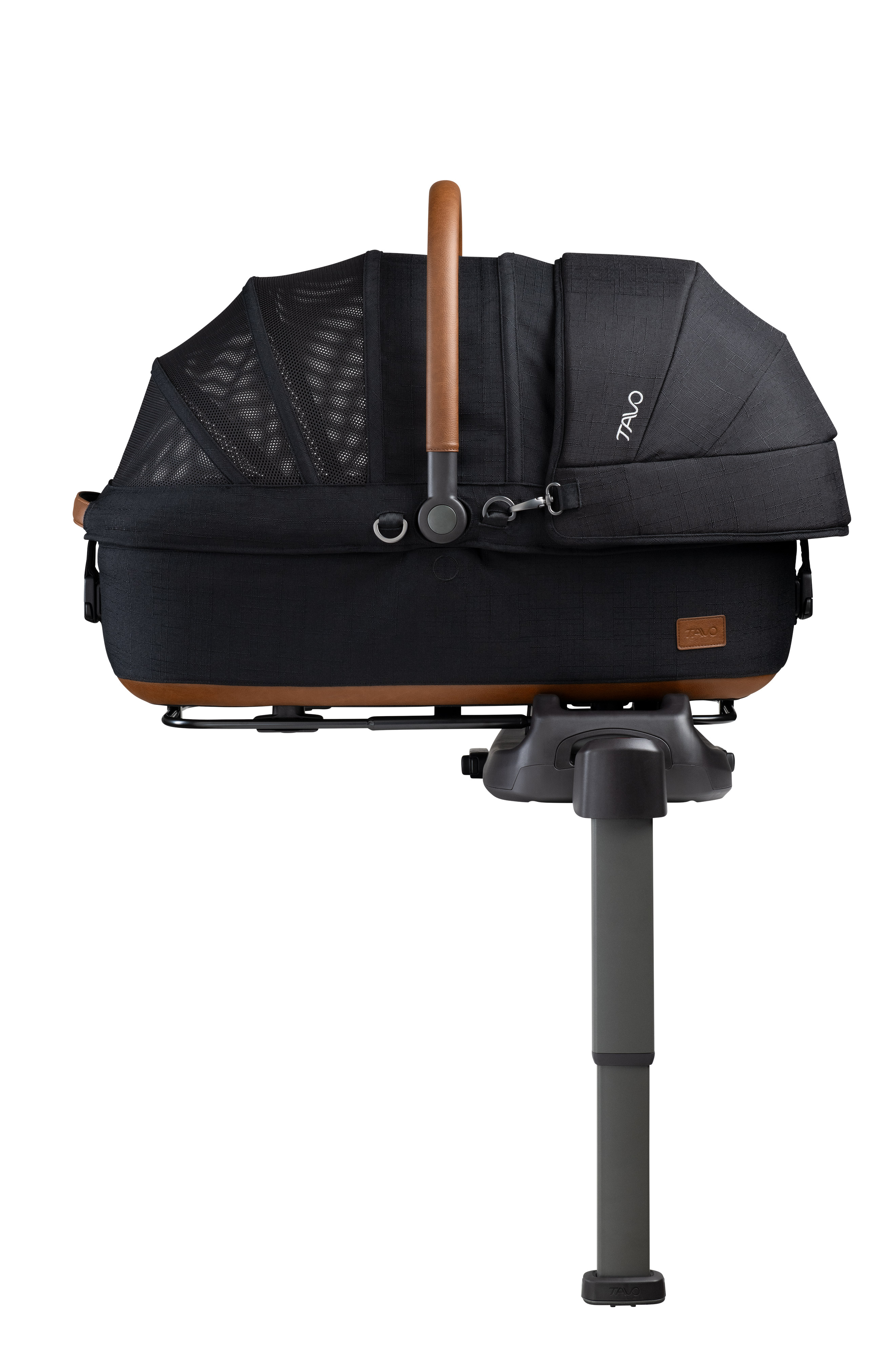 Tavo Maeve Medium Rigid Handle Transportsitz für Haustiere, inkl. ISOFIX-Station