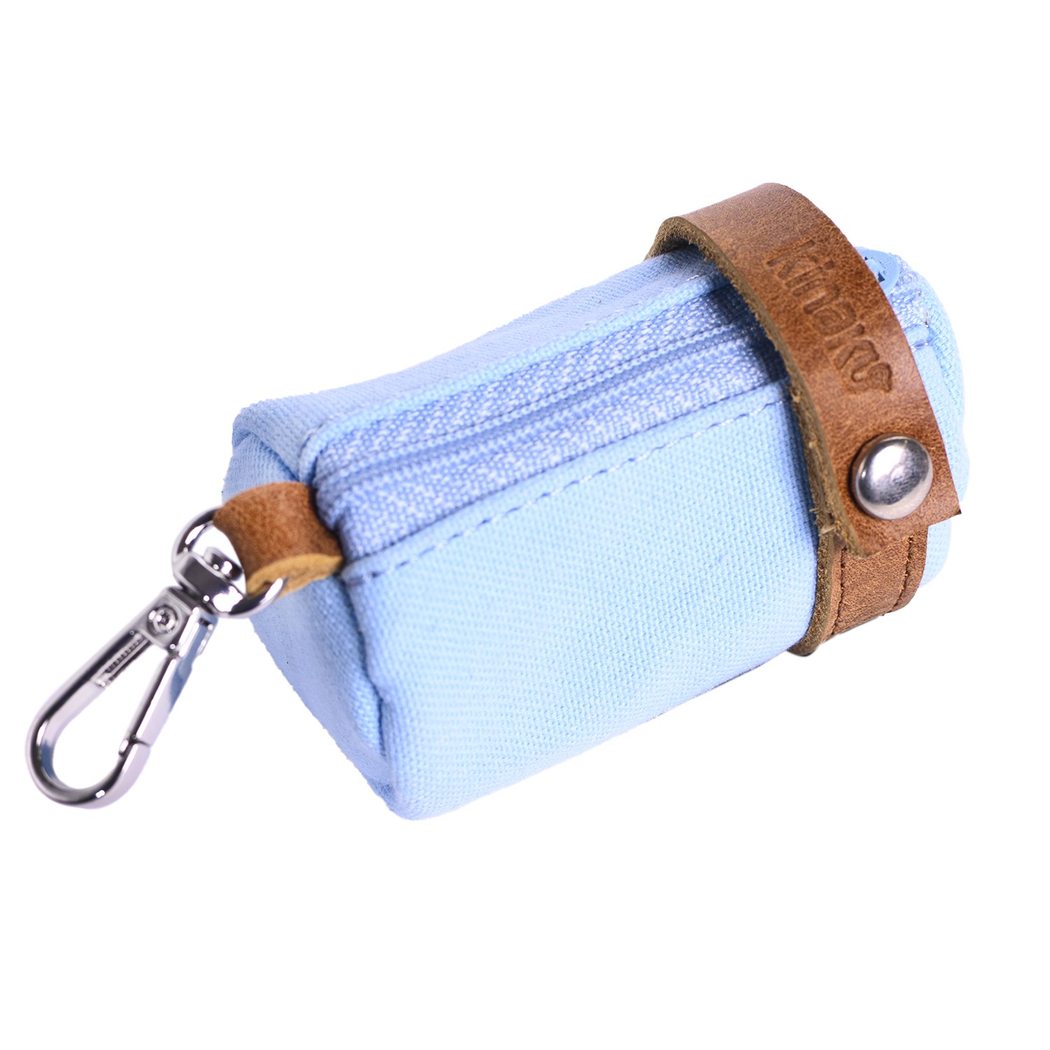 Kinakú Poop Bag Dispenser, Agave, Blau, 25g, 5x8cm