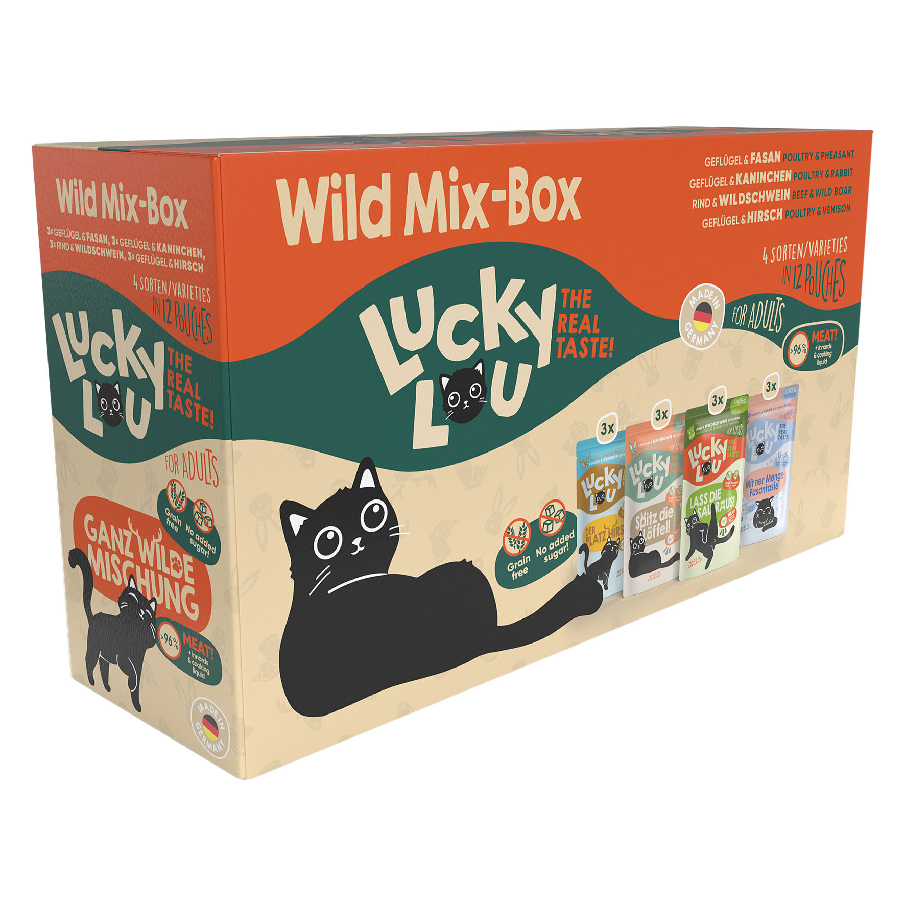 Lucky Lou Adult Wild Mix-Box 12x125g