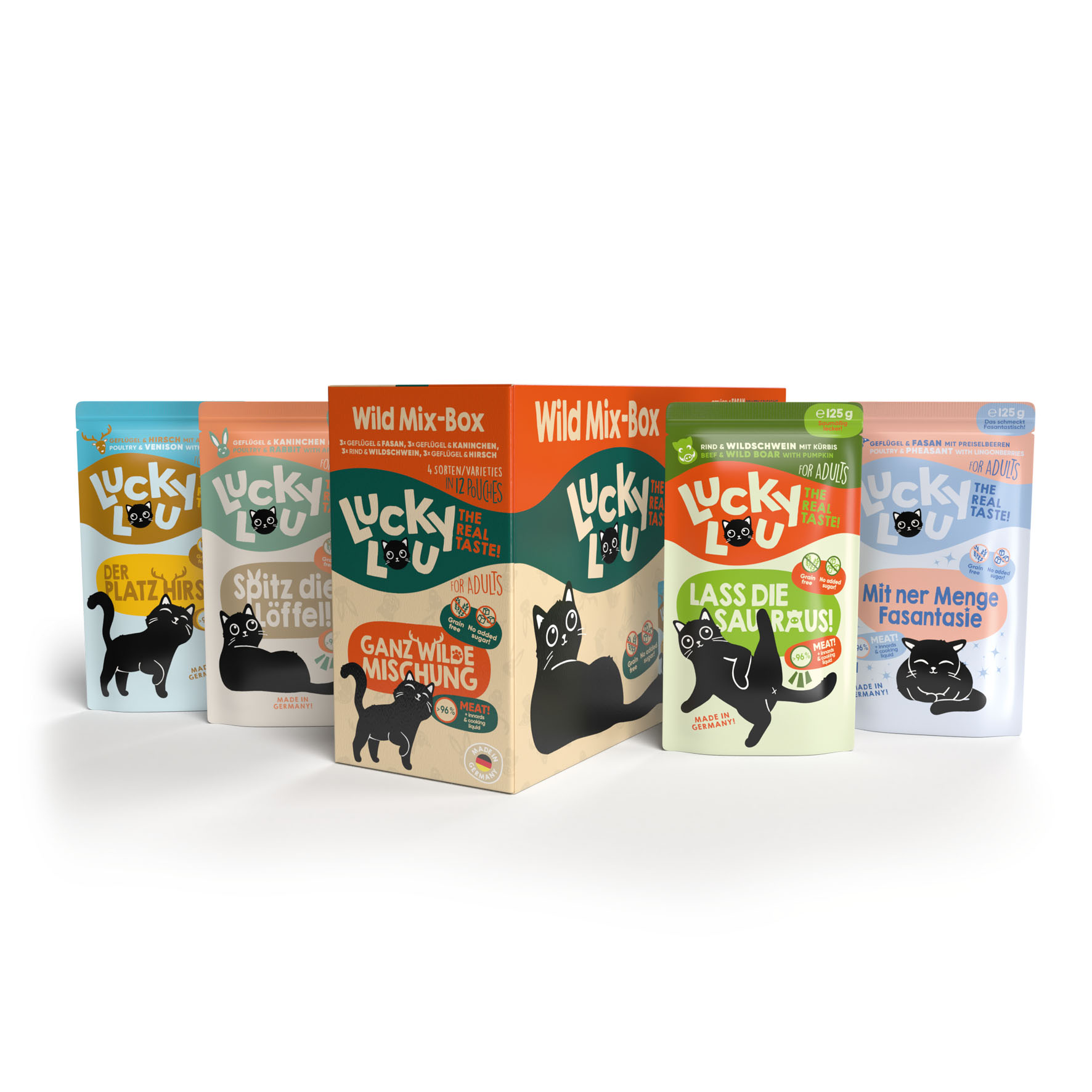 Lucky Lou Adult Wild Mix-Box 12x125g