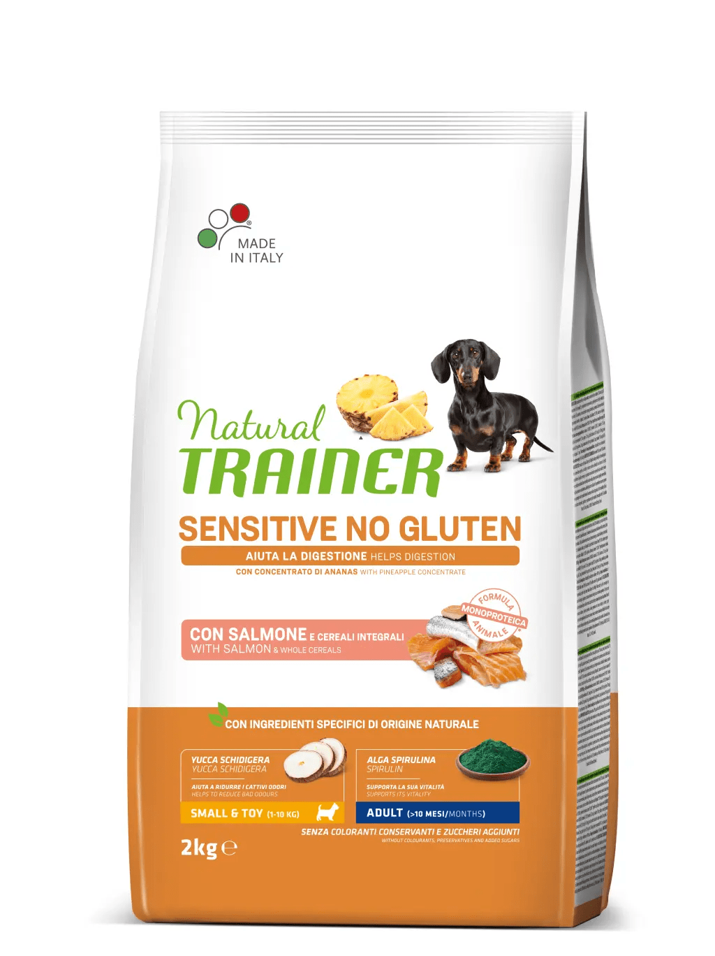 Natural Trainer Trockenfutter Hund Sensitive Adult, mini, Lachs 2kg