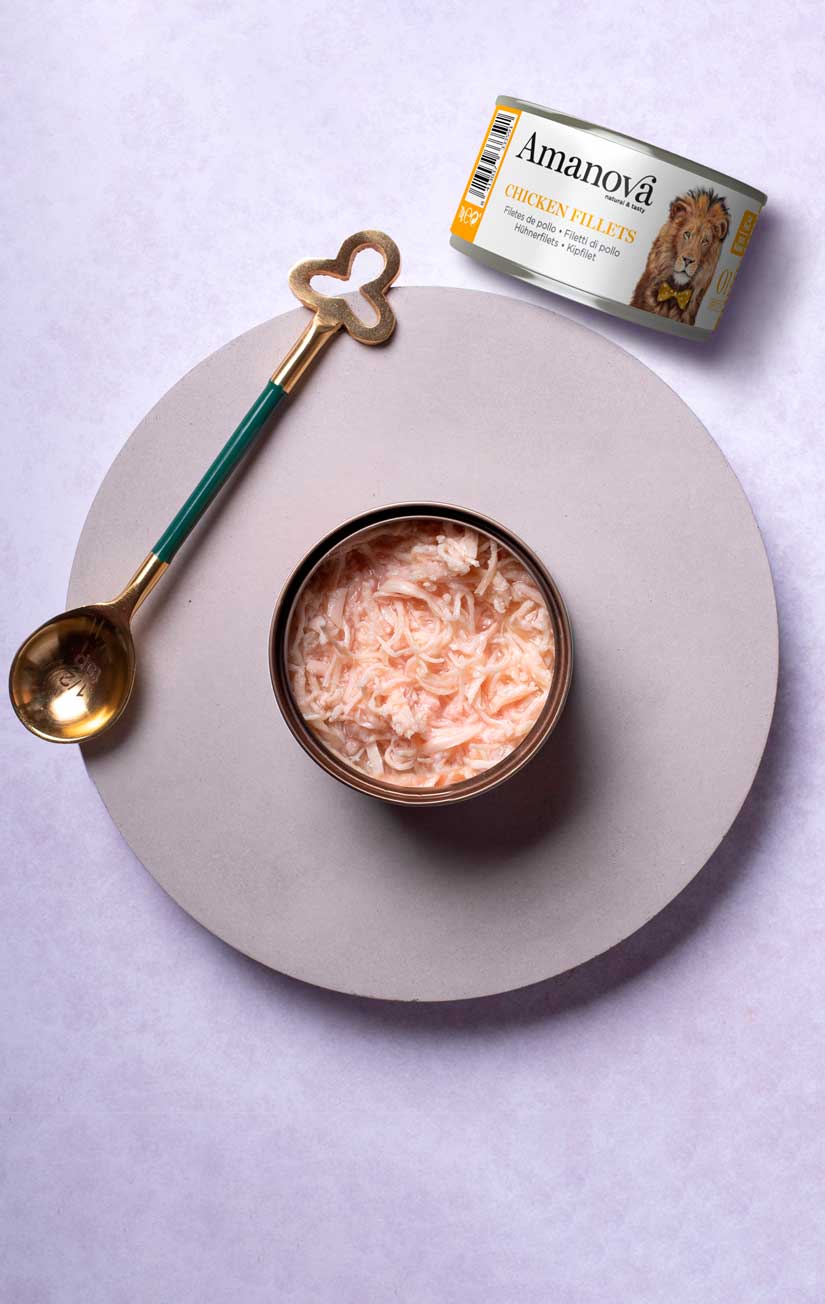 Amanova Katze, Nassfutter Dose, Adult Huhn 70g