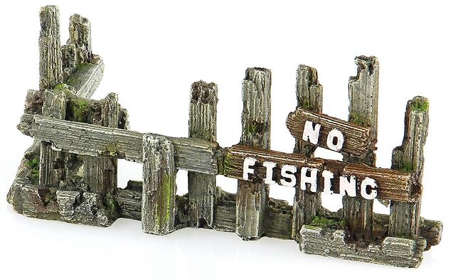 Dekor No fishing Zaun