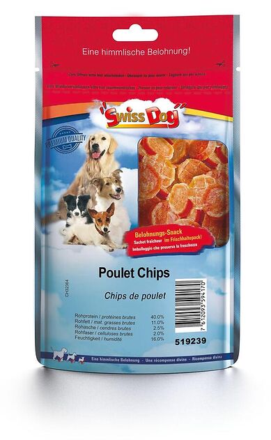SwissDog Poulet Chips 100g