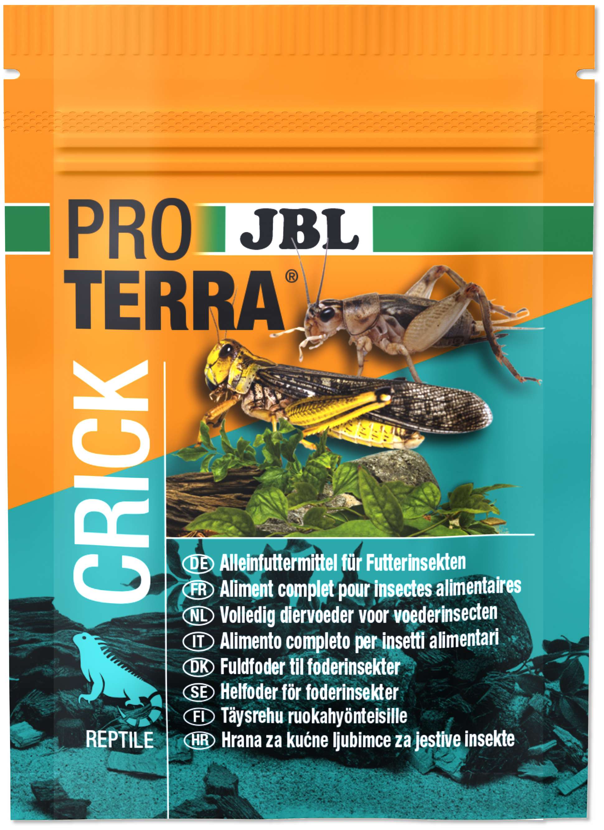 JBL PROTERRA Crick, Alleinfutter für Futterinsekten 3x4g
