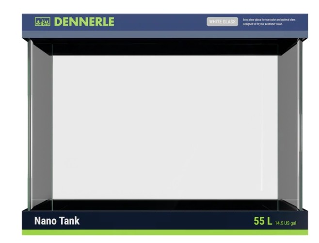 Dennerle Nano Tank White Glass 55L, leeres Becken