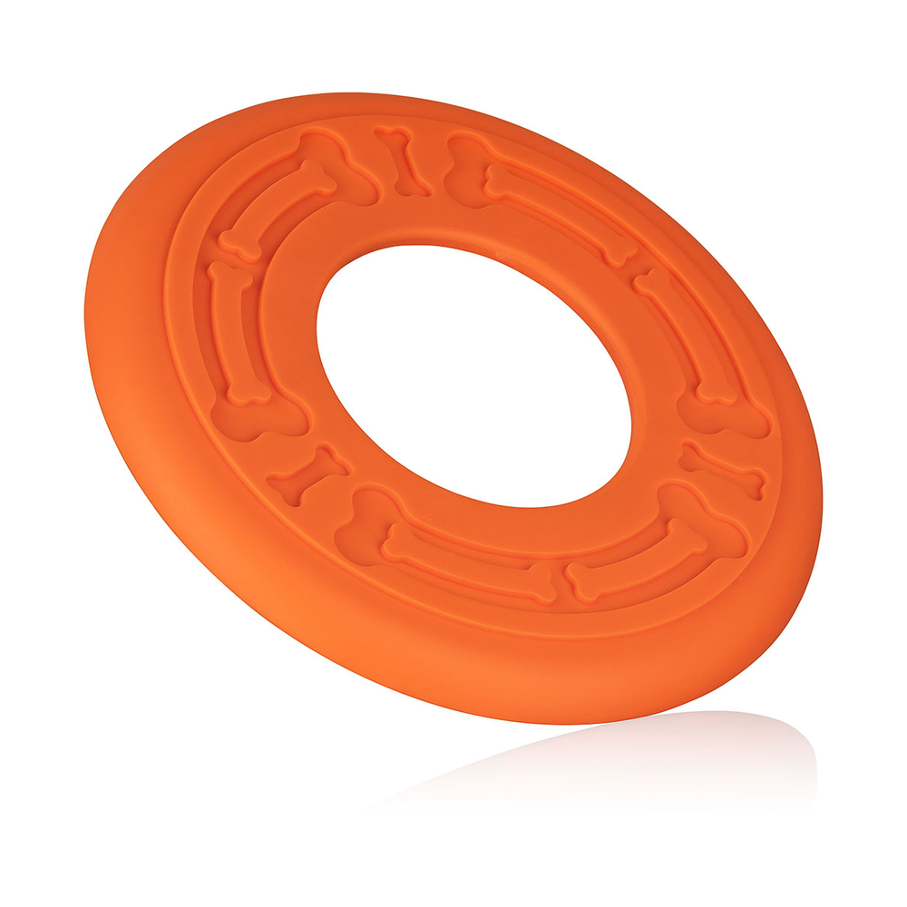 Knuffelwuff Spielzeug Flyer Frisbee TPR Naturgummi orange