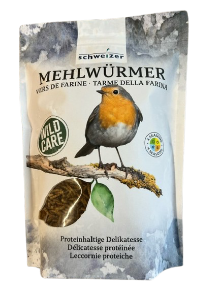 Schweizer Wildvogel Mehlwürmer 250g