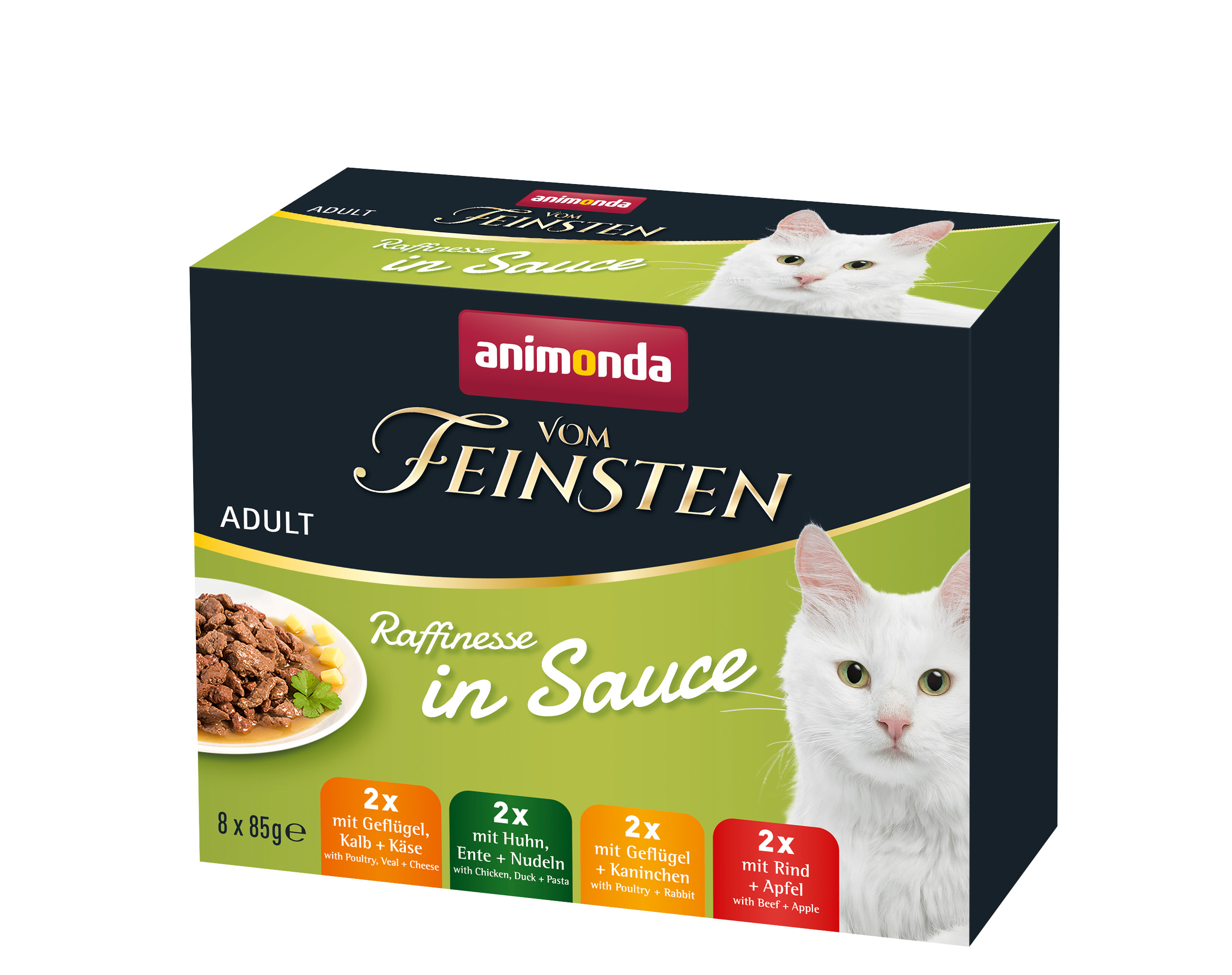 Animonda vom Feinsten, Rafinesse in Sauce Mixpack Adult 8 x 85g
