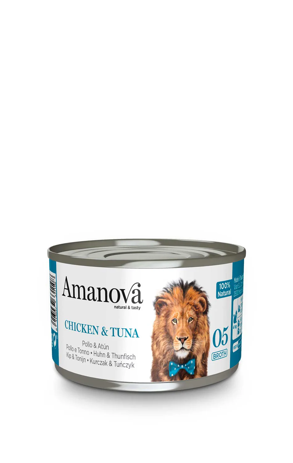 Amanova Katze, Nassfutter Dose, Adult, Huhn + Thun 70g