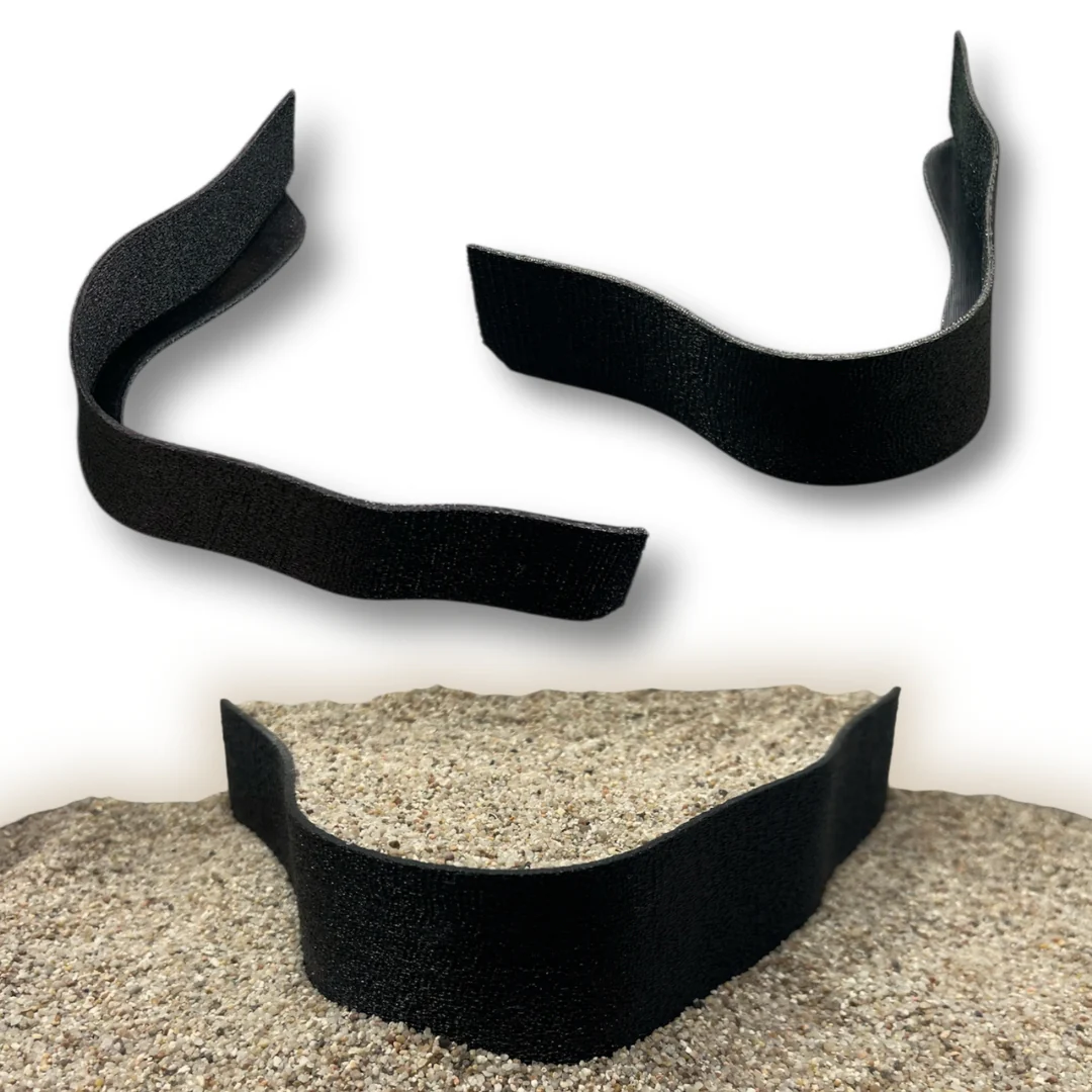 3D Terrasse-Bodengrund Abtrennung/Erhöhung Beige
