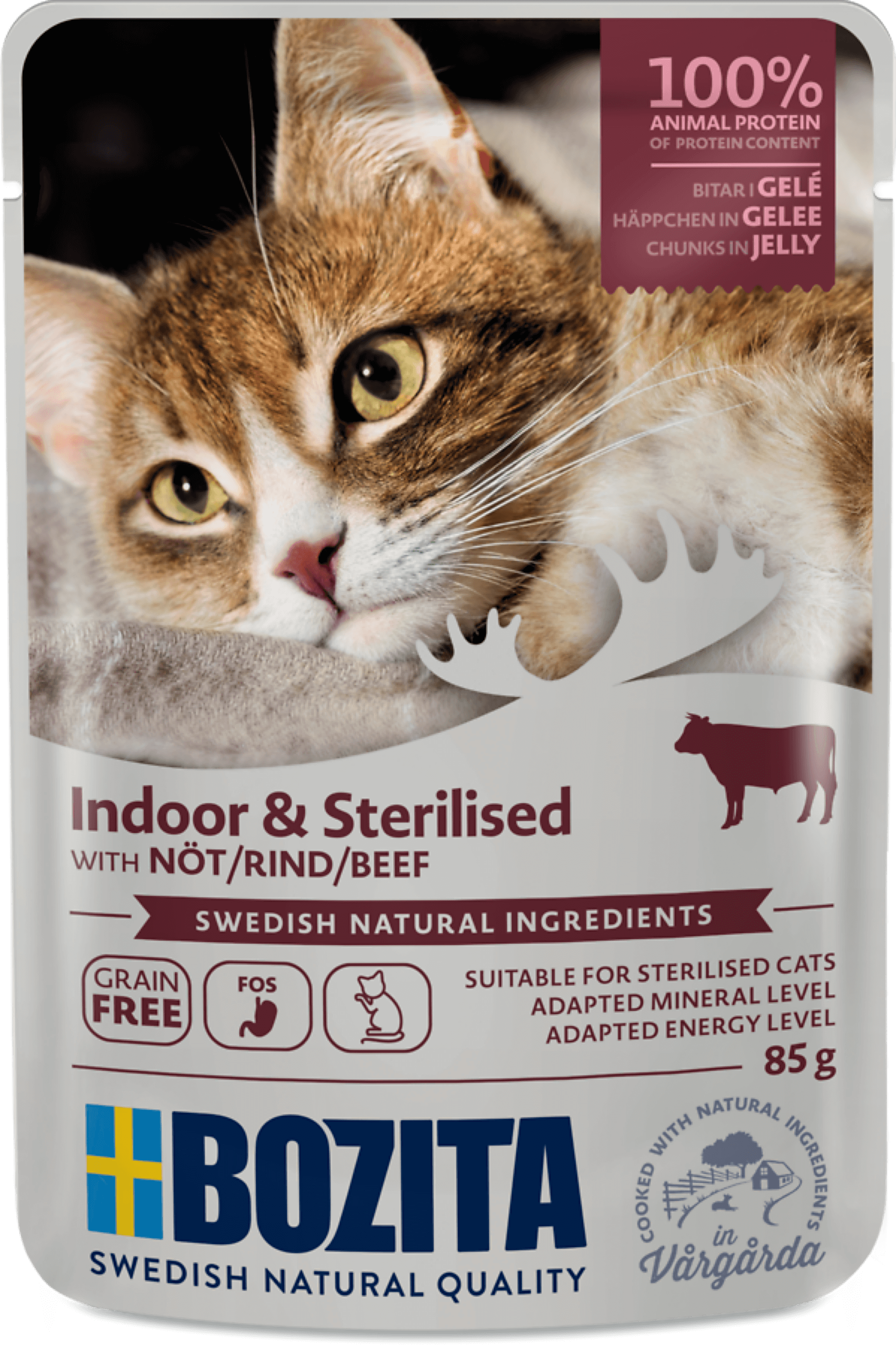 Bozita Pouch Gelee Indoor & Sterilized Rind