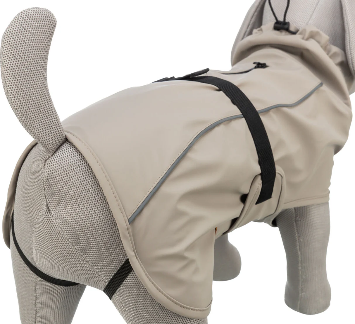 Trixie BE NORDIC, Regenmantel Husum, Sand, XS, 30cm