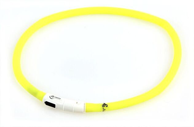 Swisspet Universal Leuchthalsband mit USB gelb